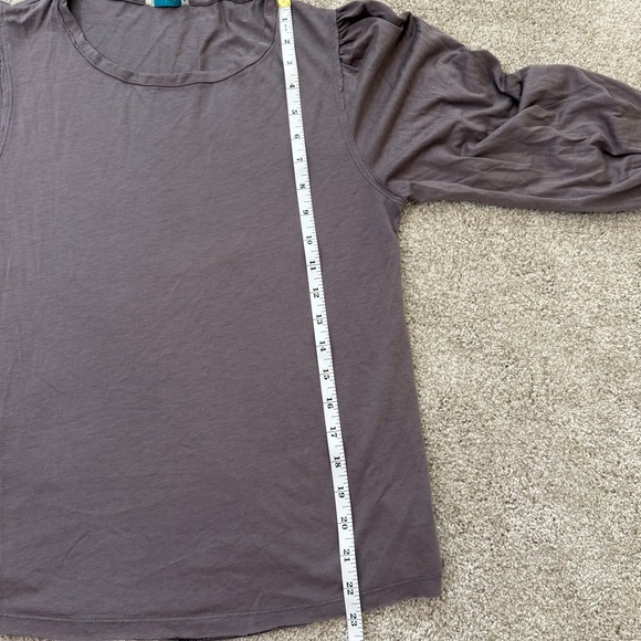 Sundance Sundance Caylen Tee Bishop Long Sleeve Size Small Cotton Blend Boho - Picture 8 of 9